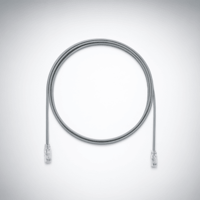 Cable de Parcheo UTP / Cat6A / 28AWG Diámetro Reducido / CM-LSZH / 3.05 m (10 ft) / Gris