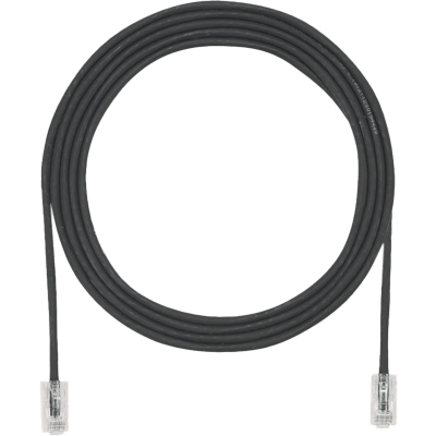 Cable de Parcheo UTP Cat6A / 28AWG Diámetro Reducido / CM/LSZH / 4.57 m (15 ft) / PoE 802.3bt / -40 a 75°C
