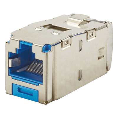 Conector Jack RJ45 Blindado / Categoría 6 / 10GBase-T / Terminación sin Impacto / HDBaseT 100 m (328 ft) / Mini-Com TG