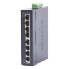 Switch Industrial No Administrable / 8 Puertos Gigabit 10/100/1000T / IP30 / Riel DIN y Pared / -40 a 75°C / 12-48 VDC