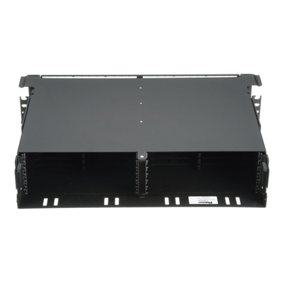 Panel de Distribución de Fibra Óptica / 2 UR / Ultra Alta Densidad / 288 Fibras / Acceso Frontal y Trasero / Bandeja Dividida con Bloqueo - Image 4