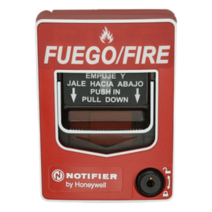 Estación Manual de Alarma Direccionable / Doble Acción / LED Bicolor / Terminales 12 AWG / ADA / Texto Español y Braille