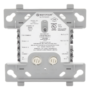 Módulo de Relevador Direccionable / 2 Contactos Secos Form-C / Protocolo FlashScan / Direccionamiento 01-159 / Alimentado por Lazo SLC