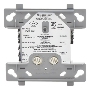 Módulo de Control de Descarga Direccionable / Protocolo Redundante / 24 VDC / Clase A o B / Supervisión de Solenoide