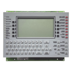 Anunciador de Control de Red / Pantalla LCD 640 Caracteres / Teclado QWERTY / 11 LEDs de Estado / 4 Relés Form-C / Compatible Serie ONYX