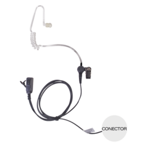 Micrófono-Audífono de Tubo Acústico / Grado Médico / Conector 3.5 mm / Compatible KENWOOD y ABELL