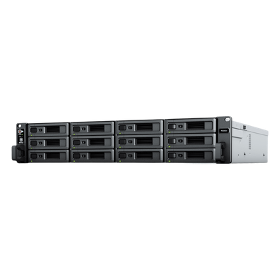 Servidor NAS Rack / 12 Bahías / 2U / Hasta 216 TB (expansible a 432 TB) / Rendimiento 3,500/1,700 MB/s / 10GbE / Fuentes Redundantes / Alta Disponibilidad