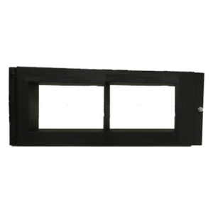 Placa de Revestimiento / Anunciador Gráfico 10 Pulgadas / Gabinete CAB-4 Fila Superior / Color Negro / UL 864 10ª Edición
