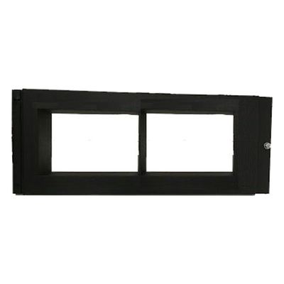 Placa de Revestimiento / Anunciador Gráfico 10 Pulgadas / Gabinete CAB-4 Fila Superior / Color Negro / UL 864 10ª Edición