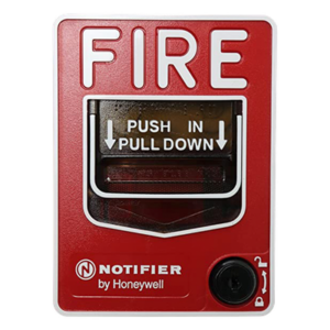 Estación Manual de Alarma Contra Incendio / Doble Acción / Con Cerradura y Llave / Exterior / UL 38 / ADA / Caja SB-I/O Incluida