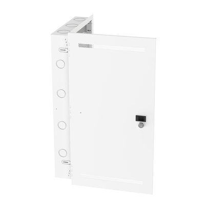 Gabinete de Montaje en Pared / Acero Calibre 18 / Capacidad 16 kg (35 lb) / Puerta Reversible con Cerradura / Ventilación Integrada / 28 in de Altura - Image 4