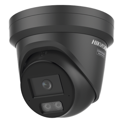 Turret IP / 6 Megapixel / Lente 2.8 mm / 30 m IR + Luz Blanca / 98 ft / 2 Micrófonos / IP67 NEMA 4X / WDR 130 dB / AcuSense 3.0 / AcuSeek