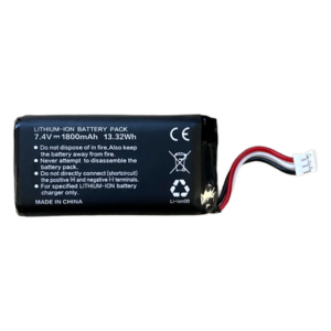Batería Li-Ion / 7.4V / 1800 mAh / 6 x 1.5 x 3 cm / 0.2 x 0.5 x 1 ft / 100g