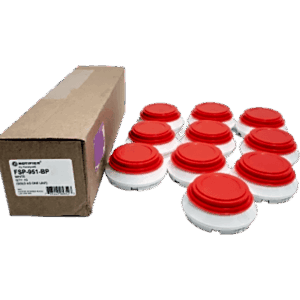 Detector de Humo Direccionable / Paquete de 10 Unidades / Sin Base / Color Blanco