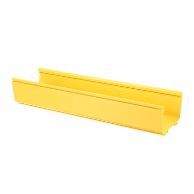 Canaleta para Cableado Estructurado / PVC Rígido / 6x4 Pulgadas / 3 m (9.8 ft) de Largo / Capacidad 3819 Cables / Color Amarillo - Image 3