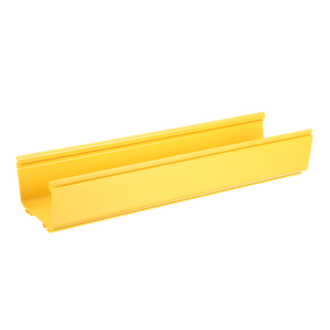 Canaleta para Cableado Estructurado / PVC Rígido / 6x4 Pulgadas / 3 m (9.8 ft) de Largo / Capacidad 3819 Cables / Color Amarillo