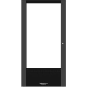 Puerta con Ventana para Gabinete / Acero Calibre 16 / Apertura 120° / Cuatro Niveles / Compatible con Paneles Serie N16 INSPIRE