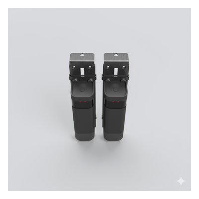 Sensor de Haz Infrarrojo Inalámbrico / Triple Frecuencia 409-458 MHz / Alcance 20 m (65.6 ft) / IP54 / Ajuste Angular ±90° / Batería Litio 2300 mAh - Image 2