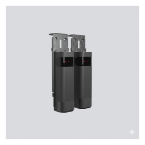 Sensor de Haz Infrarrojo Inalámbrico / Triple Frecuencia 409-458 MHz / Alcance 20 m (65.6 ft) / IP54 / Ajuste Angular ±90° / Batería Litio 2300 mAh
