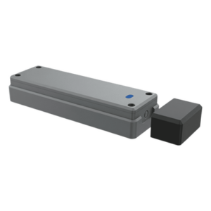 Sensor de Puerta Peatonal Inalámbrico / Tecnología Trio-Frequency Anti Interferencias / Alcance Magnético 25 mm / Batería 3.6V 2600mAh / Vida Útil 2 Años / Compatible con Puertas Seccionales y Batientes