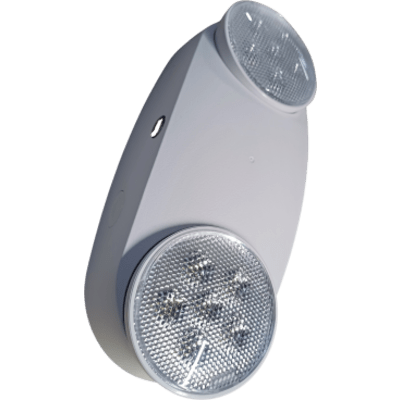 Luminaria de Emergencia LED/ Doble Cabezal Ajustable / 120-277V Dual Voltage / 90 Minutos Autonomía / 230-430 Lúmenes / ABS 5VA Retardante de Llama - Image 3