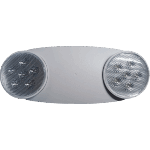 Luminaria de Emergencia LED/ Doble Cabezal Ajustable / 120-277V Dual Voltage / 90 Minutos Autonomía / 230-430 Lúmenes / ABS 5VA Retardante de Llama