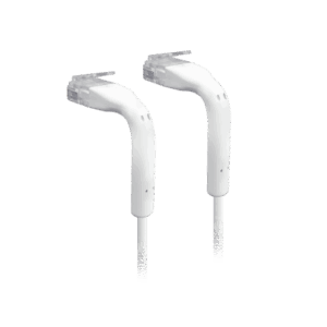 UniFi Patch Cable Cat6 Ultradelgado GbE con Botas Flexibles, Color Blanco, 2 m