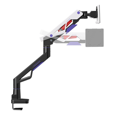 Brazo para Monitor / 24 a 57 Pulgadas / Carga 30 kg / VESA 75x75 a 200x200 / Inclinación +70° a -45° / Giro ±90° - Image 3