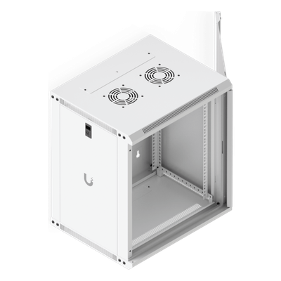 Gabinete Rack 12U / 550 x 450 mm / 50 kg Carga / Vidrio Templado / 21.7 x 17.7 x 25' - Image 6