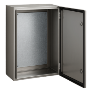 Gabinete de Acero Inoxidable / IP66 / 600x800x300 mm / 23.6x31.5x11.8 in / Carga 50 kg / Placa Galvanizada