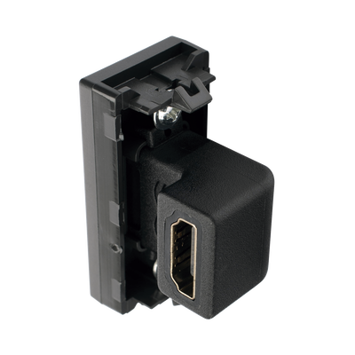 Módulo HDMI / Conector Hembra-Hembra / Full HD y 4K / Acabado Negro / Sistema Modular K45 - Image 4