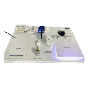 Kit Demo Sensores Interactivos / 8 Sensores Preensamblados / Panel Portátil 460 x 300 mm / Controlador USB Plug & Play / Compatible BrightSign