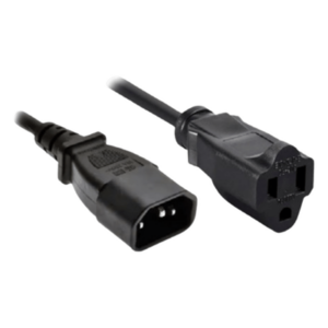 Cable de Alimentación / Conector C14 / Enchufe Estándar US / 60 cm (23.6 in) / Negro / Compatible NEO