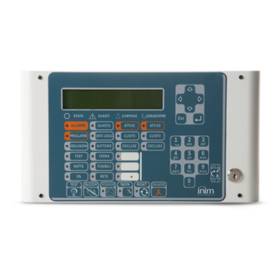Panel Repetidor Remoto / Pantalla LCD / RS485 1000 m (3280.8 ft) / Compatible SmartLoop-SmartLight-SmartLine / Consumo 40 mA / Certificación EN 54