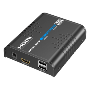 Receptor KVM HDMI / 4K 60 Hz / Extensión 120 m (393.7 ft) / 18 Gbps / IPColor Stream / USB HID / HDCP 2.2