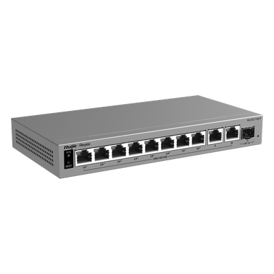 Switch PoE Gigabit Smart Cloud-Managed / 11 Puertos / 8 Puertos PoE+ 120 W / 1 Puerto SFP Uplink / Capa 2 / Sin Ventilador / Protección 6 kV - Image 2