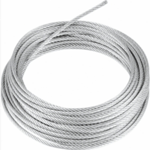 Rollo o carrete de 300 Metros de Retenida de 3/16" de Alta Resistencia, Galvanizado clase A.