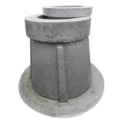 Registro Cónico Esbelto / 50 x 70 cm / Superficie Antiderrapante / Resistencia 15 Toneladas / Uso Vehicular Pesado / Cierre con Tornillo de Seguridad