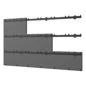 Sistema de Montaje para Videowall / Configuración 6x6 Paneles / Capacidad 409.1 kg (900 lb) / Microajuste 6 mm / Aluminio Anodizado / Hasta 162" 3.60 x 2.03 m (11.8 x 6.7 ft)