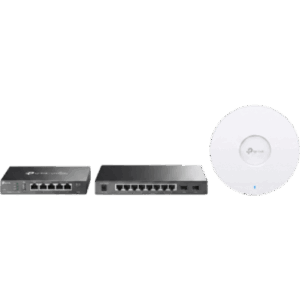 Kit de Iniciación en redes OMADA / 1 Router ER605 / 1 Switch TL-SG2210P(SG2210P) /  Punto de Acceso EAP61X