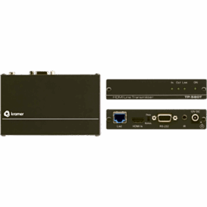 Transmisor HDBaseT / HDMI 4K60 4:2:0 / HDCP 2.2 / Extensión 40 m (130 ft) a 4K / RS-232 e IR Bidireccionales / Sin Ventiladores