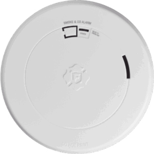 Detector Combo de Humo/CO, Autónomo, Batería Sellada de Litio de 10 años, No Requiere Panel, Diseño Ultra Delgado, No Requiere Cableado