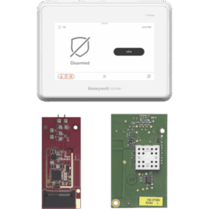 Panel de alarma todo-en-uno con pantalla táctil de 7 pulgadas y módulo de toma de control para sensores 5800, 2GIG, DSC, ITI/Qolsys y Bosch