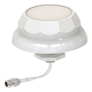 Antena domo / 2.4 GHz / 3 dBi / N-hembra / 11.9 x 5.3 cm / 210 km/h viento / 0.39 x 0.17 ft
