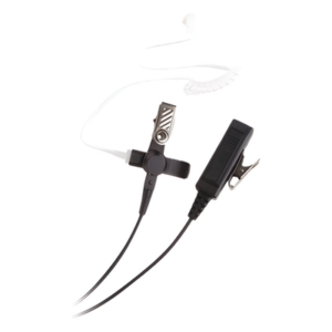 Micrófono-Audífono / 2 Cables / Tubo Acústico Grado Médico / PTT Separado / Conector Multipin