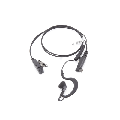 Micrófono-Audífono Profesional / Gancho Ajustable en Forma de G / Cable con Resorte / PTT de Solapa / Compatible con Radios Hytera y Telox - Image 3