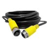Cable Extensor Vehicular / 11 m (36.1 ft) / Conector Aviación / Video Audio Alimentación / Analógico y AHD / 5.5 mm Diámetro
