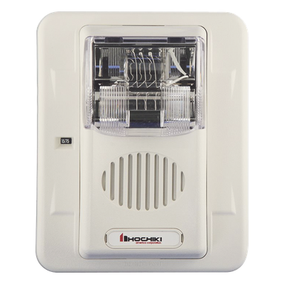 Sirena Estrobo / Intemperie / Montaje Muro / 75 cd / 16-33 VCC / 4.72' x 5.75' x 4.18'