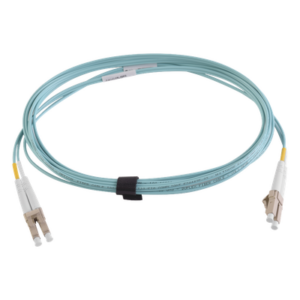 Jumper de Fibra Óptica / Multimodo 50/125 OM3 / LC-LC Duplex / OFNR / 5 m (16.40 pies) / Color Aqua