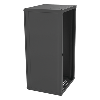 Gabinete para Montaje en Pared, Puerta de Cristal Templado, Cuerpo Fijo con Rack 19" de 24 Unidades - Image 4